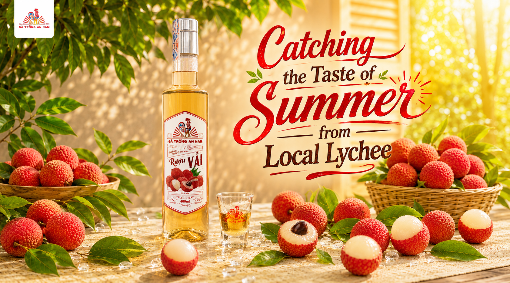 Ga Trong An Nam Spirits – Catching the Taste of Summer from Local Lychee